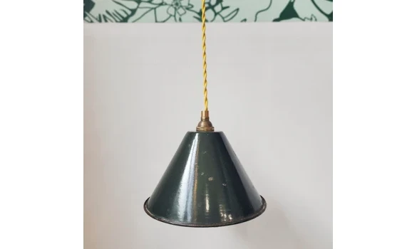 Cône émaillé - Fil jaune