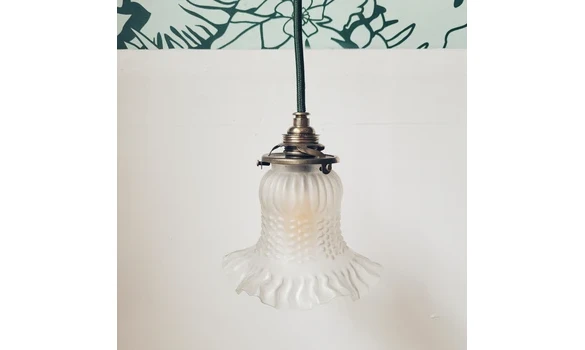 Suspension verre - Fil vert