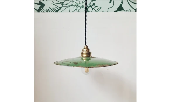 Disque émaillé - Fil noir