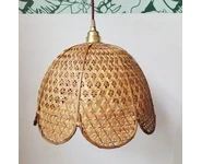 Suspension osier - Fil bordeaux