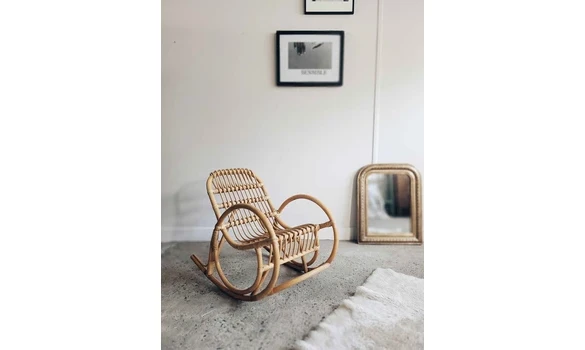 Fauteuil enfant en rotin