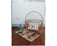 Porte-revues en rotin