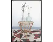 Table basse en rotin