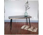 Table basse cocktail vintage pieds compa