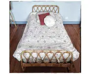 Lit en rotin - Droit