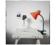 Petite lampe orange