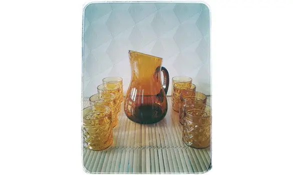 Service à orangeade