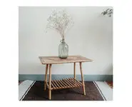 Table basse en rotin