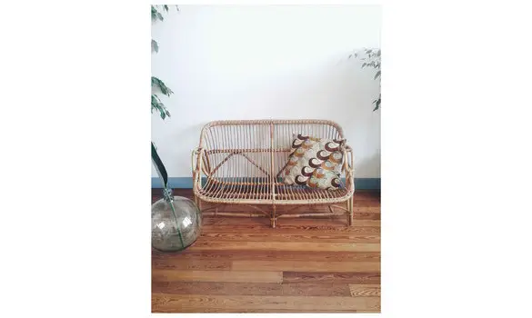 Banquette en rotin