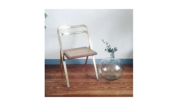 Chaise pliante cannée CIDUE