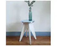 Tabouret 50's bleu