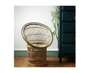 Fauteuil enfant en osier