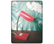 Lampe vintage rouge