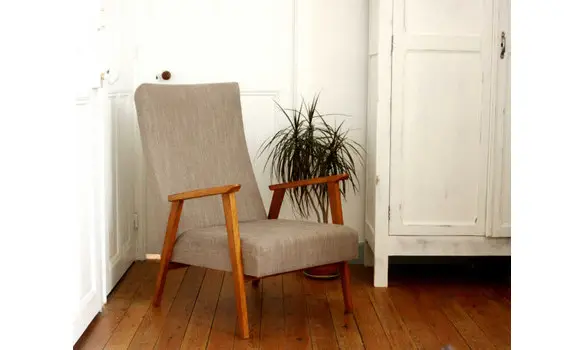 Fauteuil scandinave restauré