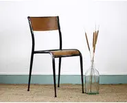 Chaise Mullca pieds compas