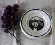 Assiettes anciennes "Devinettes"