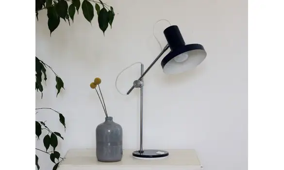 Lampe vintage bleue