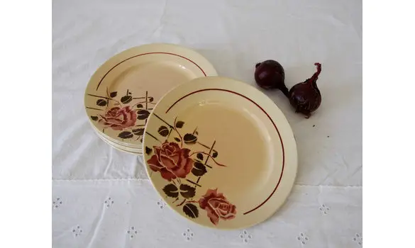 6 Assiettes plates