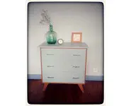 Commode Scandinave bleue