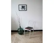 Chaise Alu et Bois vintage