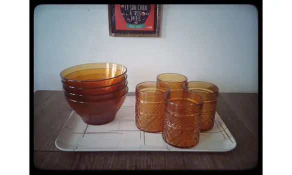 Breakfast set "Duralex"