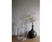 Carafe en verre ciselé ancienne