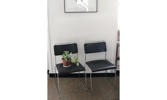 Paire de chaises style design vintage