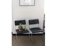 Paire de chaises style design vintage