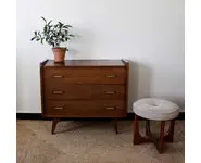 Commode vintage pieds compas