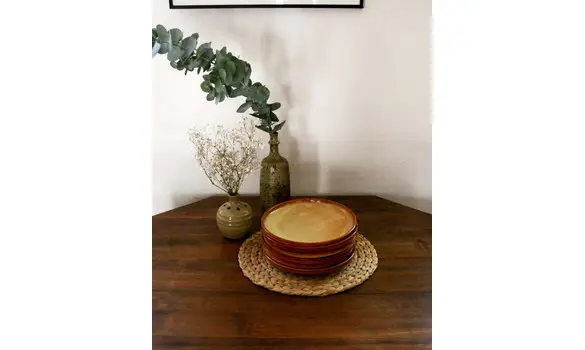 Assiettes en céramique vintage