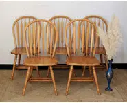 Lot de 5 Chaises Windsor
