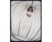 Suspension "cage dorée"