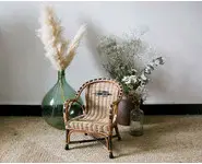 Fauteuil enfant en osier