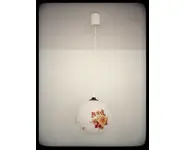 Suspension globe à fleurs