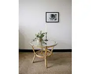 Table basse en bambou