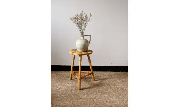 Tabouret en rotin