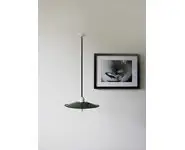 Suspension émaillée verte