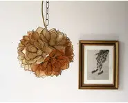 Suspension Rausch en nacre et laiton