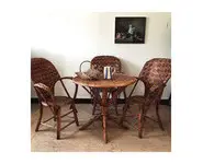 Salon de jardin en châtaignier