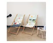 Paire de transats vintages