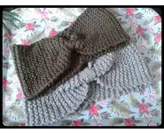 Bandeau "handknitted"