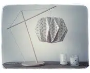 Lampe Origami & Wood