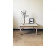 Table basse lasurée