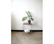 Chevet vintage doré