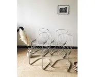 Chaises chromées RINALDI