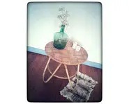 Table en rotin originale