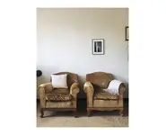 Paire de fauteuils club en velours