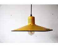 Suspension vintage jaune