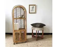 Bibliothèque en osier