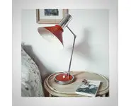 Lampe de bureau rouge